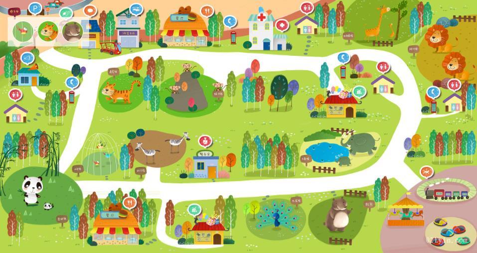 動物園地圖印刷  第4張