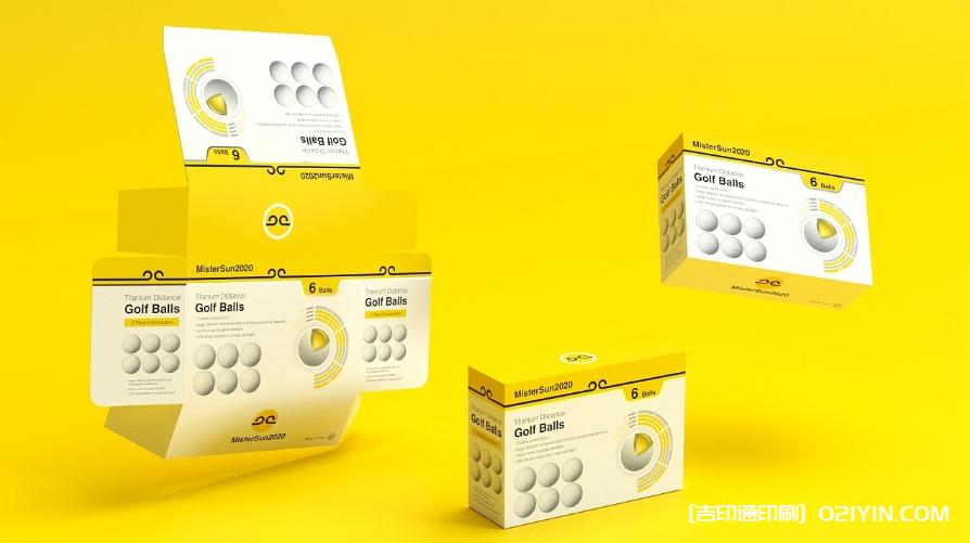 ?進口高爾夫球彩盒設計印刷  第2張